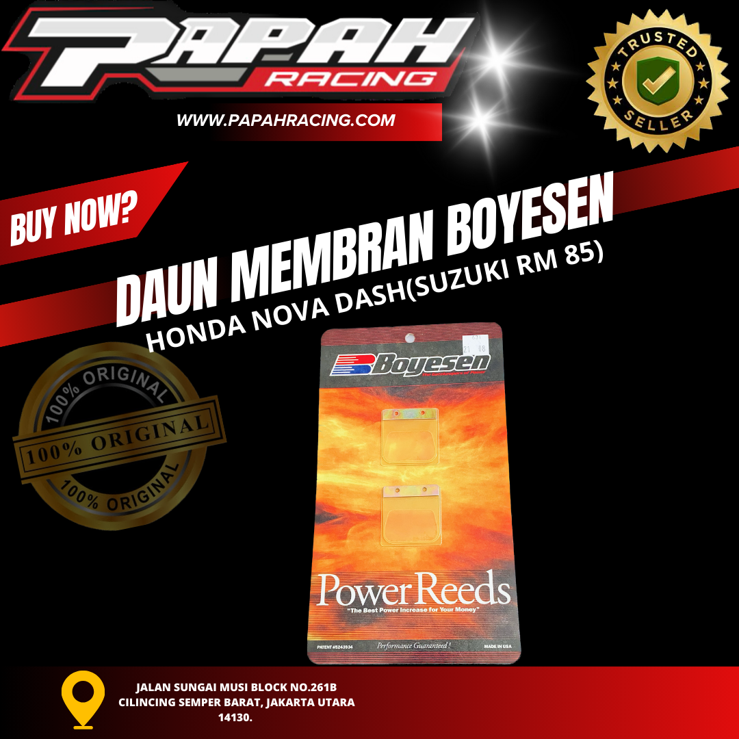 DAUN MEMBRAN BOYESEN HONDA NOVA DASH (SUZUKI RM 85)